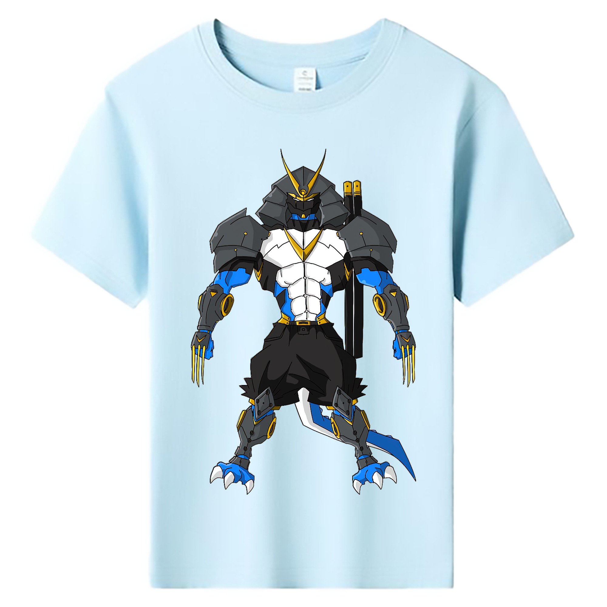 （画像用） Digimon デジタルモンスター/デジモン 綿100％キッズTシャツ（フロントプリント）